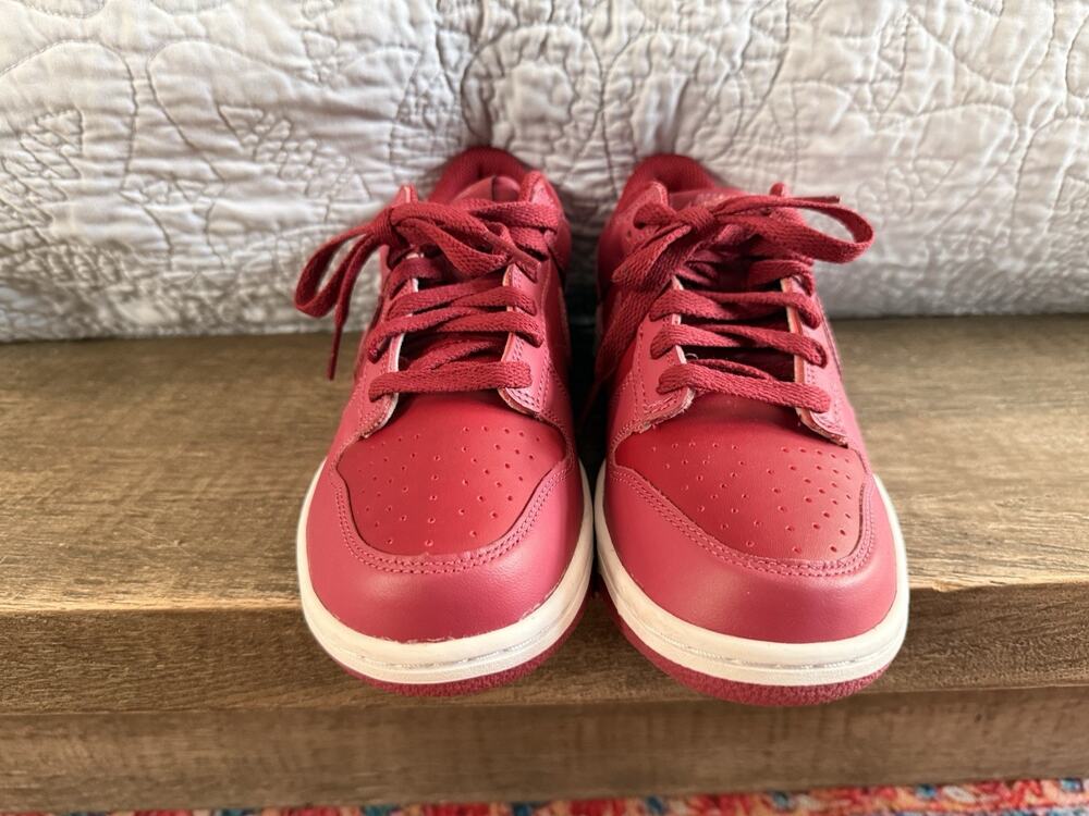 Nike Dunk Low Burgundy Sneakers Boys size 6